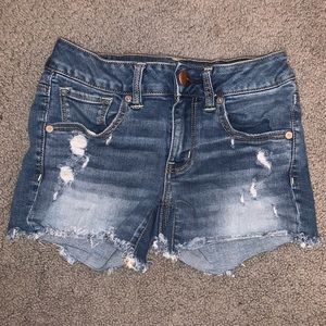 American Eagle midi super stretch shorts
